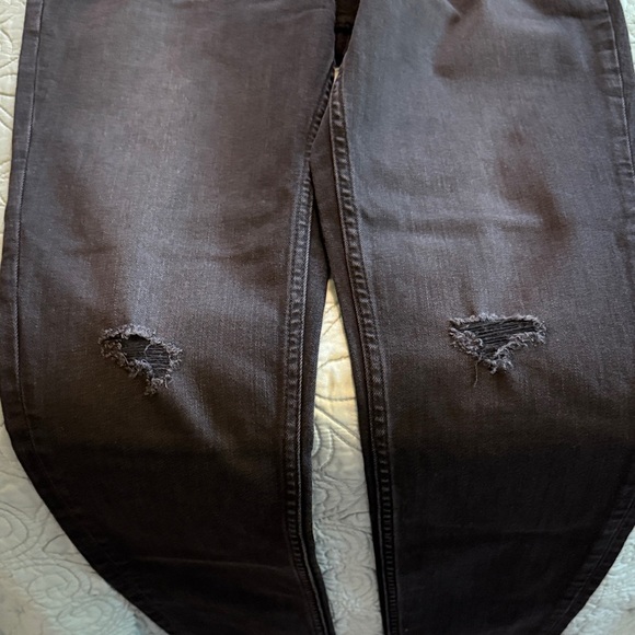 NWT Free Assembly High Rise Skinny Black Distressed Women’s Jeans Size 12 - Picture 6 of 10